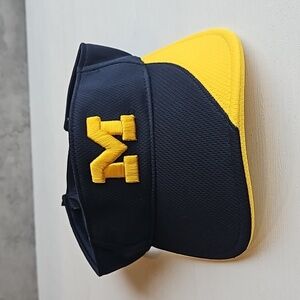 Michigan Wolverines Blue and Yellow Visor Like New